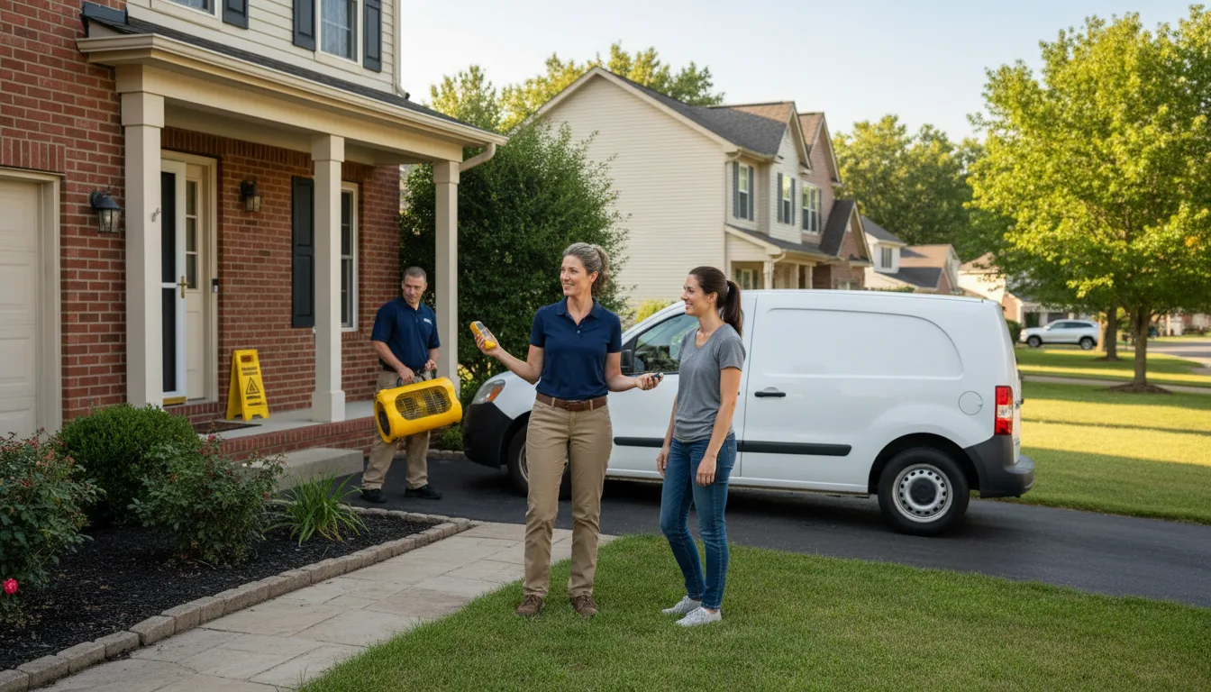 Residential water damage restoration in Ganado, AZ